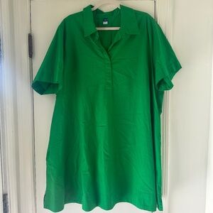 Green Old Navy Shirt Dress